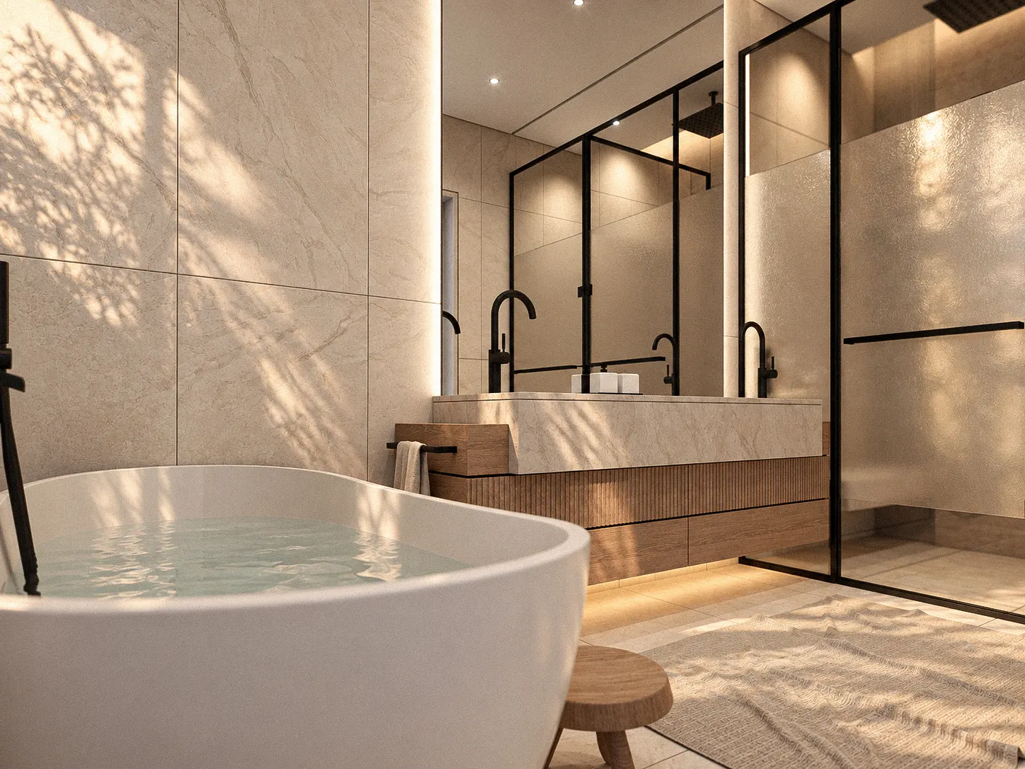 Master bathroom