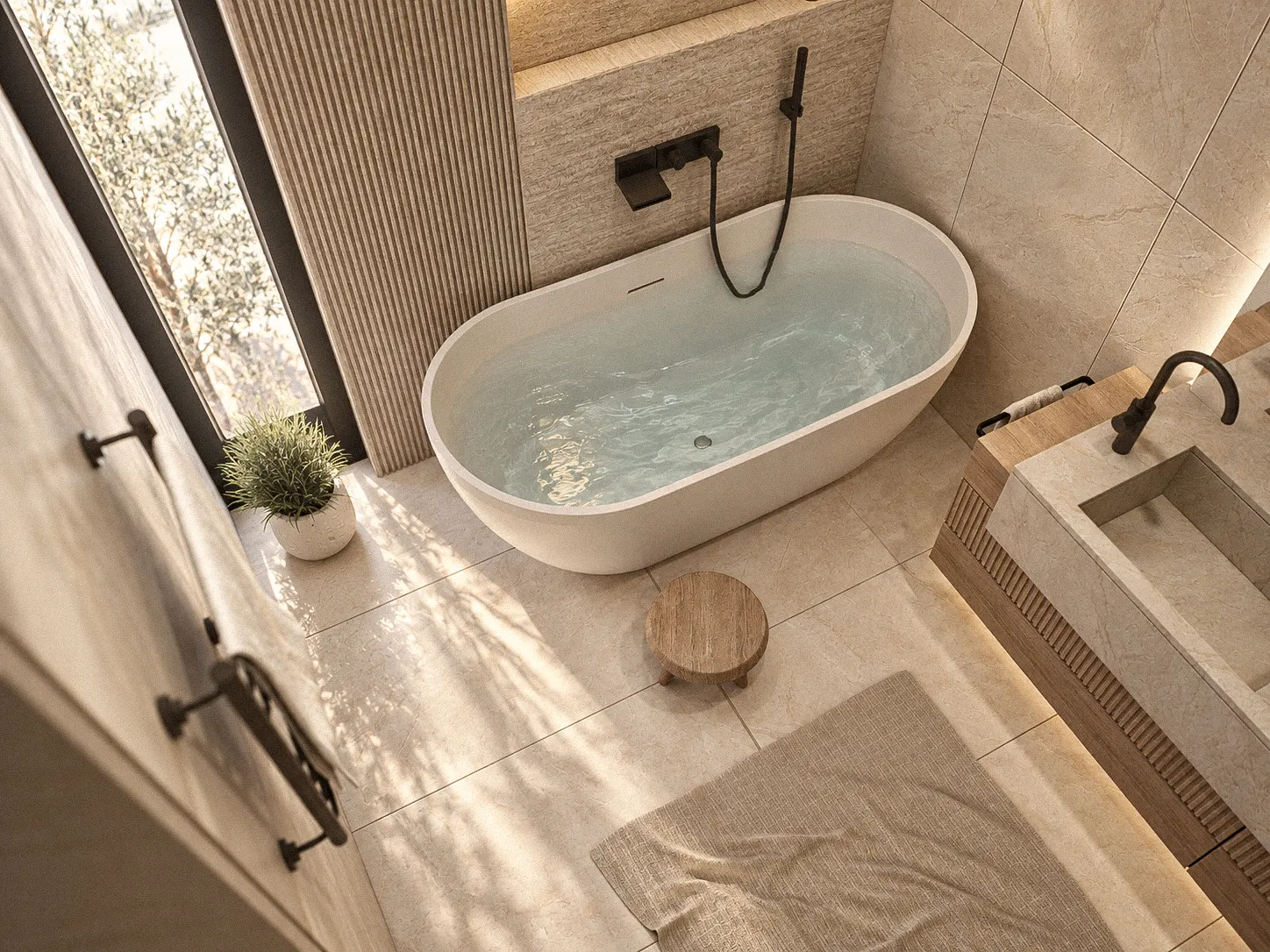 Master bathroom