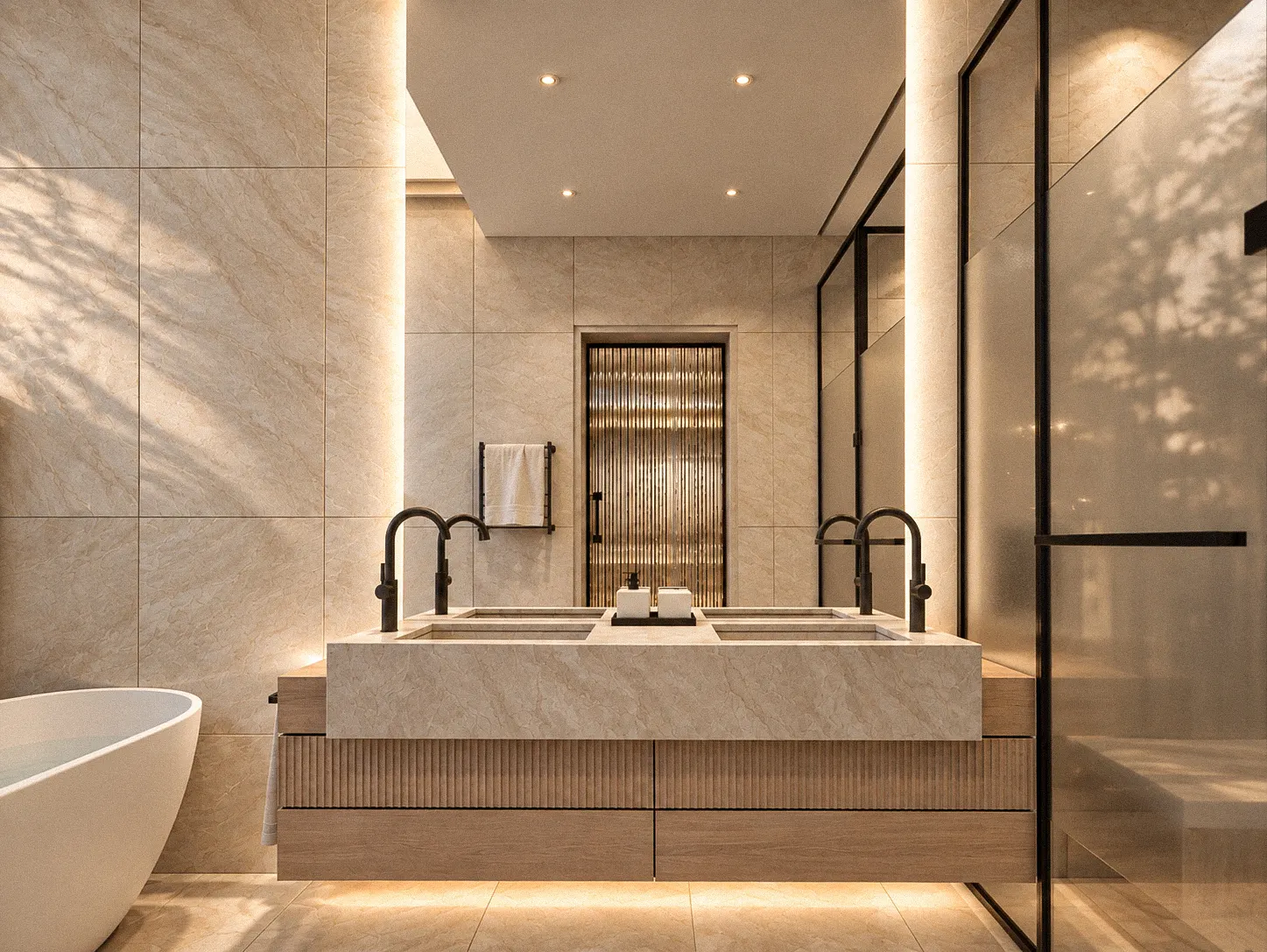 Master bathroom