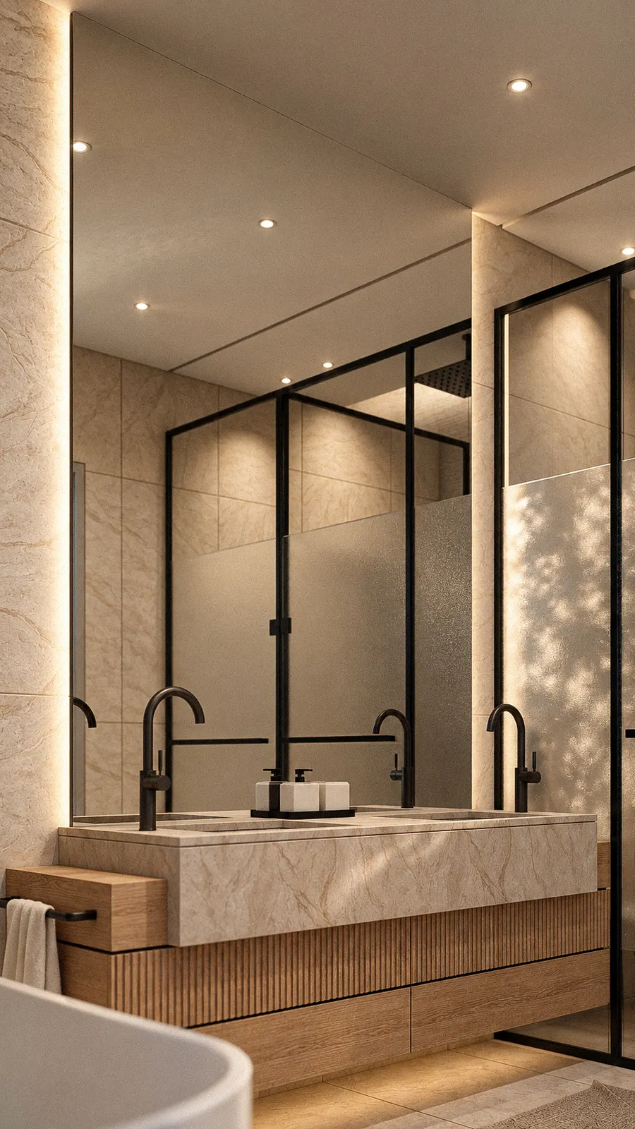 Master bathroom detail