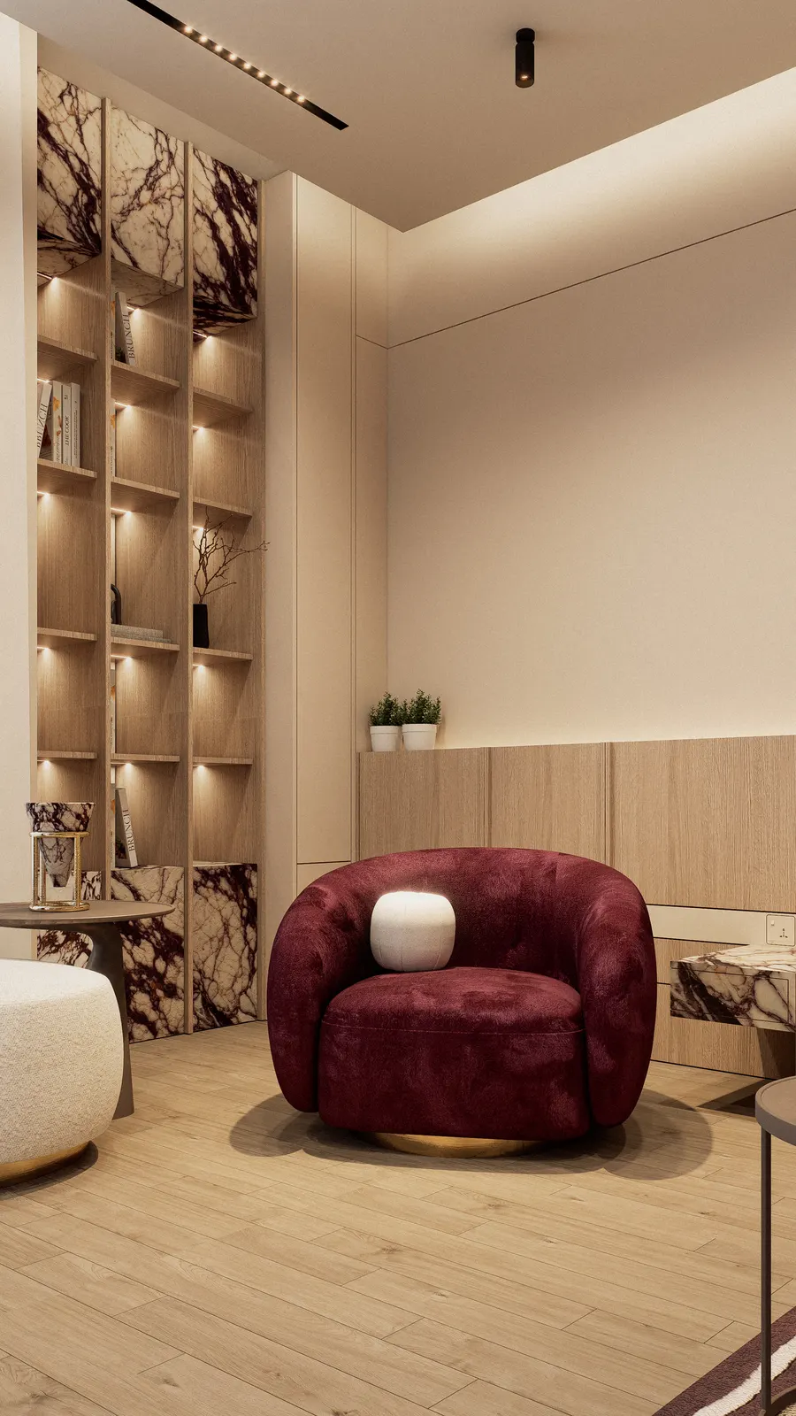 Master bedroom detail