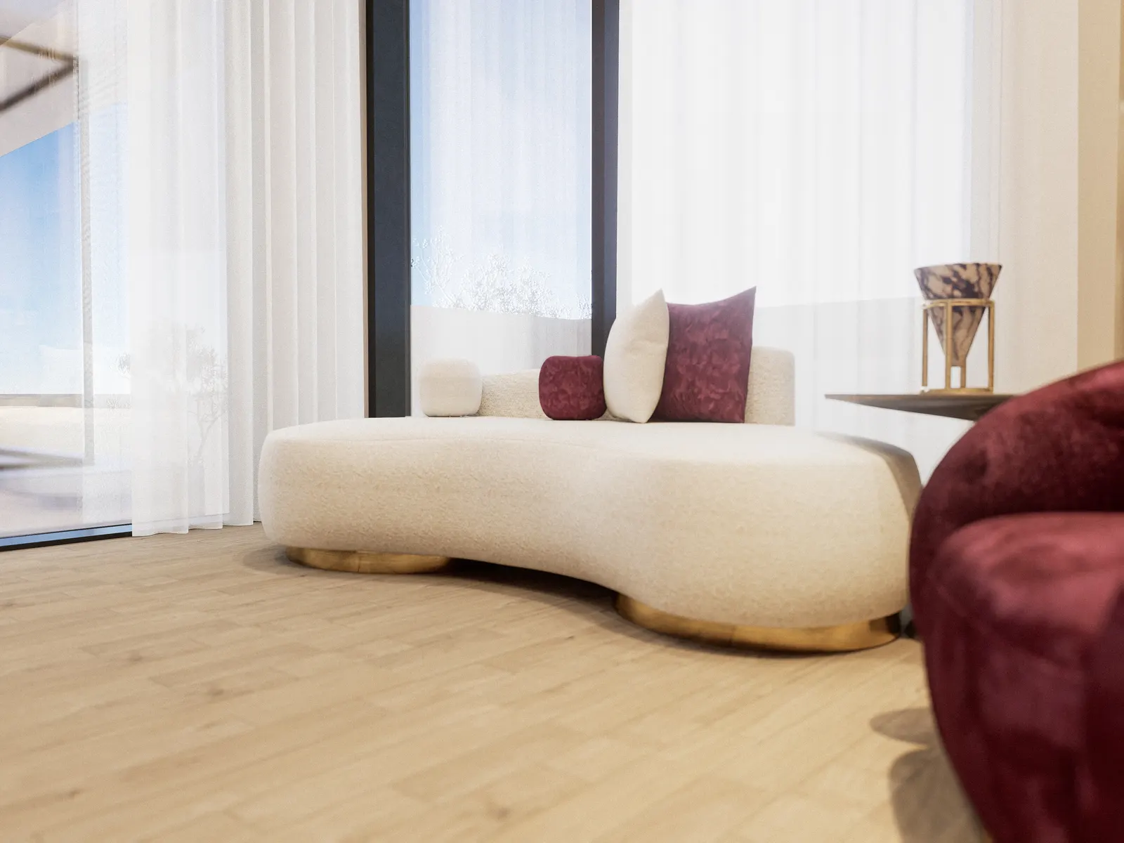Master bedroom lounge